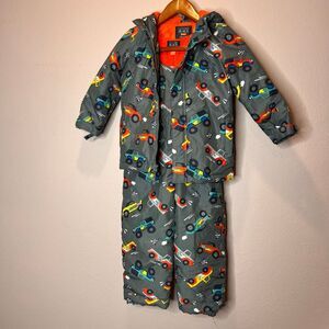 This is a The Children's Place Baby Boy's and Toddler 2 Piece Set Snowsuit with